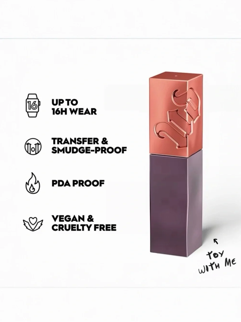 Urban Decay Vice Lip Bond Liquid Lipstick, NIB
